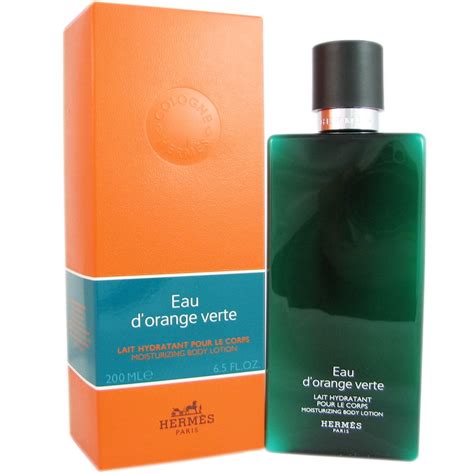 hermes eau d 'orange verte body wash and lotions|Hermes eau d'orange verte 200ml.